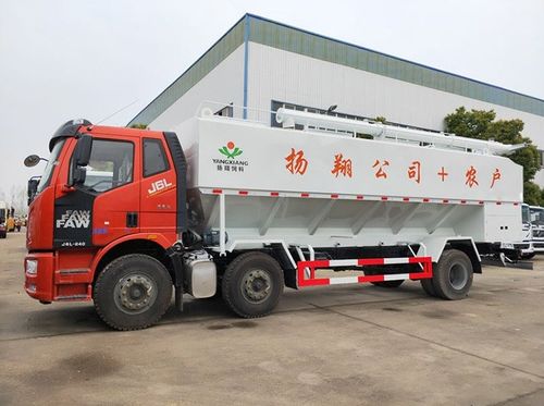 大型飼料運輸車 東風散裝飼料車生產廠家